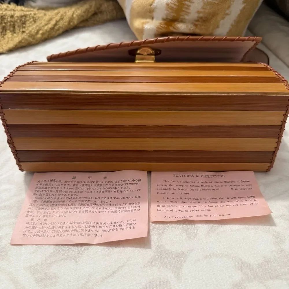 Japanese Bamboo Custom Made Handbag - Picture 7 of 10